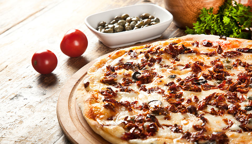 pizza de alho e óleo